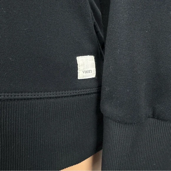 Vuori Women's L Halo Bomber Full Zip Lightweight Jacket Soft Stretchy Black/Grey - Picture 3 of 11